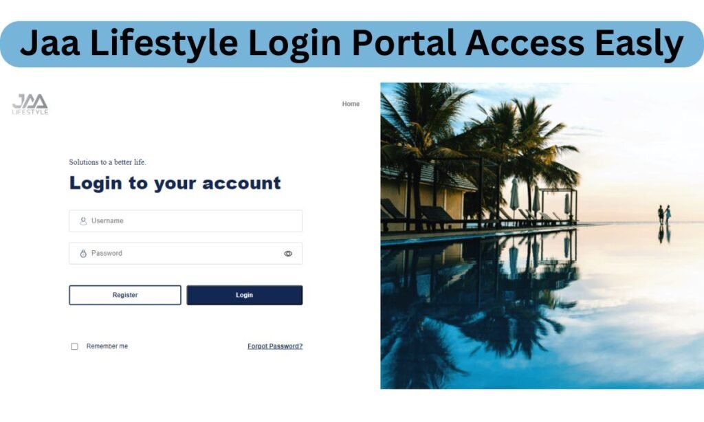 Jaa Lifestyle Login Portal